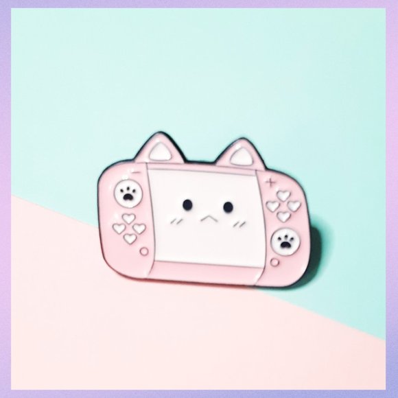 Kawaii Style Cat Gaming Pins - Picture 5 of 7